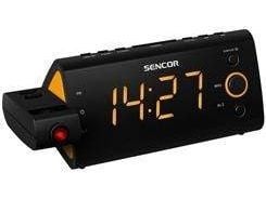 Sencor SRC 330 OR, Kello, Digitaalinen, FM, LED, 3,05 cm (1.2"), Oranssi