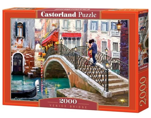 Castorland Venice bridge 2000 pcs, 2000 stykker, By, 9 år