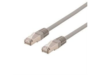 DELTACO STP-63AU - Koblingskabel - RJ-45 (hann) til RJ-45 (hann) - 3 m - foliebelagt uskjermet tvinnet kabelpar (F/UTP) - CAT 6a - halogenfri, form...