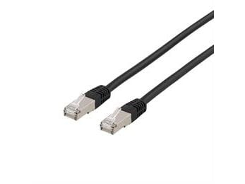 DELTACO - Koblingskabel - RJ-45 (hann) til RJ-45 (hann) - 20 m - foliebelagt uskjermet tvinnet kabelpar (F/UTP) - CAT 6a - halogenfri, formstøpt - ...