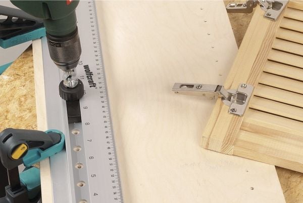wolfcraft GmbH 4650000, Jig til dyvel, Rustfritt stål, 1,2 cm, 4 cm, 60 cm, 8, 5, 6, 10