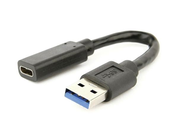 Cablexpert - USB-sovitin - USB Type A (han) til USB-C (hun) - USB 3.1 - 10 cm - lajittelu - lajittelu