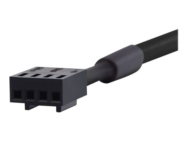 Noctua NA-SEC1 chromax.black - Forlengelseskabel for viftestrømforsyning - 4-pins PWM (hunn) til 4-pins PWM (hann) - 30 cm - svart