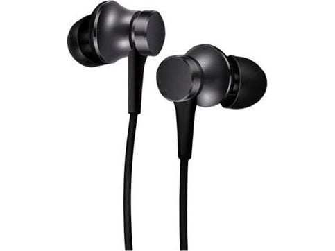 Xiaomi MI Basic - Ørepropper med mikrofon - i øret - kablet - 3,5 mm jakk - svart
