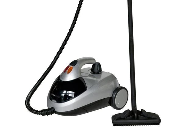 Clatronic DR 3280, Sylinterillinen höyrypuhdistin, 1,5 L, musta, Harmaa, 1500 W, 230 V, 50 Hz