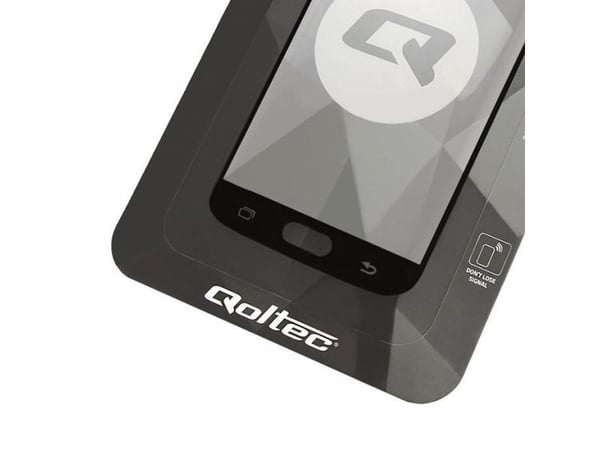 Qoltec Premium - Skjermbeskyttelse for mobiltelefon - glass - 6.44" - rammefarge svart - for Xiaomi MI Max 2