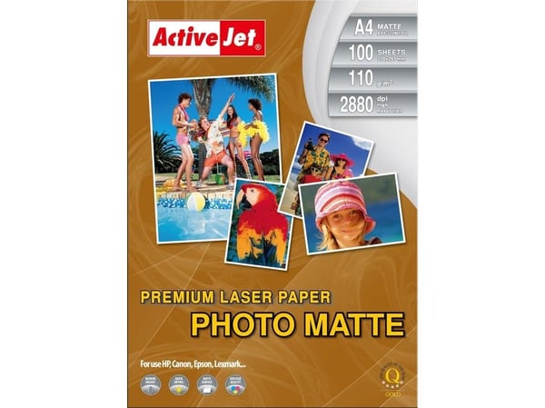 Activejet AP4-110M100L mattapaperi (A4; 100 arkkia)