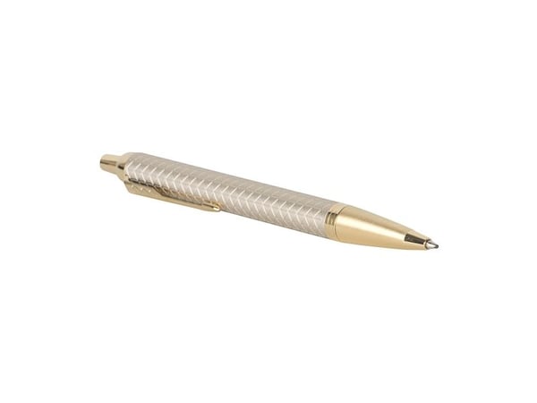 Parker 1931687, Blå, Gull, Sølv, Clip-on retractable ballpoint pen, Medium, Ambidekstriøs, 1 stykker