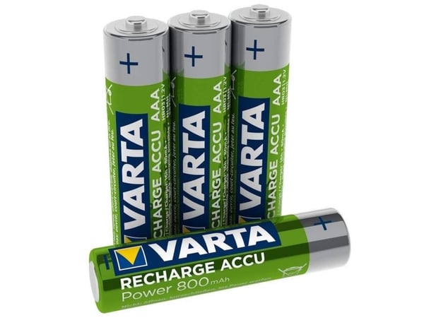 Varta Rechargeable Accu - Batteri 4 x AAA - NiMH - (oppladbart) - 800 mAh