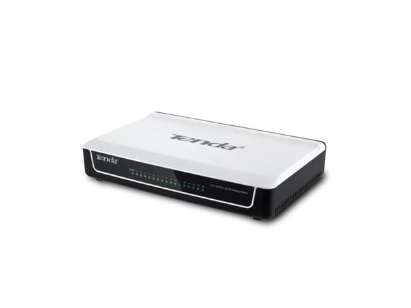 Tenda S16, Uhåndtert, Fast Ethernet (10/100), Full tosidig