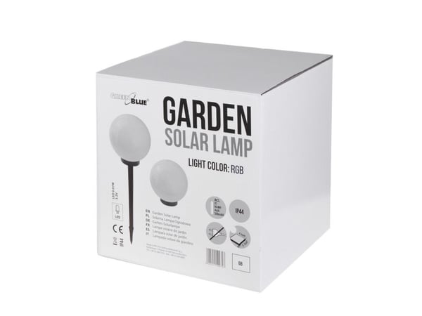 GreenBlue solcellekulelampe 25x58 hage (GB165)