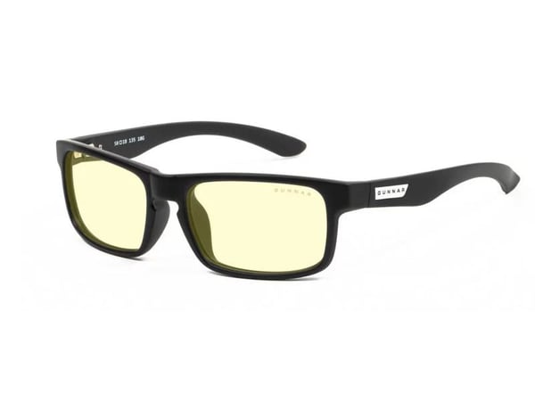 GUNNAR Enigma - Briller - for datamaskin - full kant - ramme: onyks - linse: ravgul