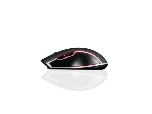 ModeCom MC-WRM1 - Mus - optisk - 5 knapper - trådløs - 2.4 GHz - USB trådløs mottaker - svart