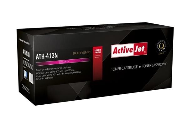 Toner Activejet ATH-413N (ers. HP 305A CE413A) röd, Supreme, 2600 sidor