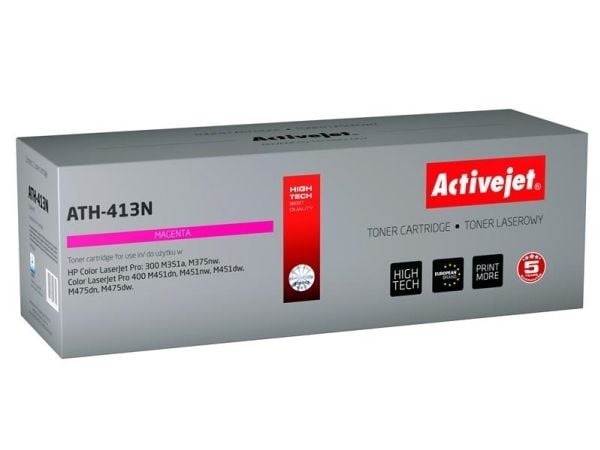 Toner Activejet ATH-413N (ers. HP 305A CE413A) röd, Supreme, 2600 sidor