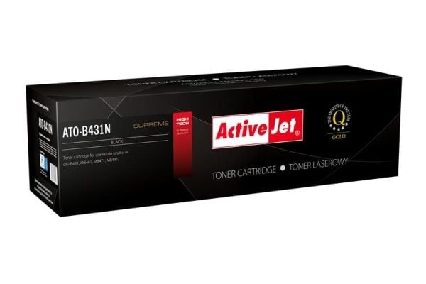 Activejet ATO-B431N, 10000 sivua, Musta, 1 kpl