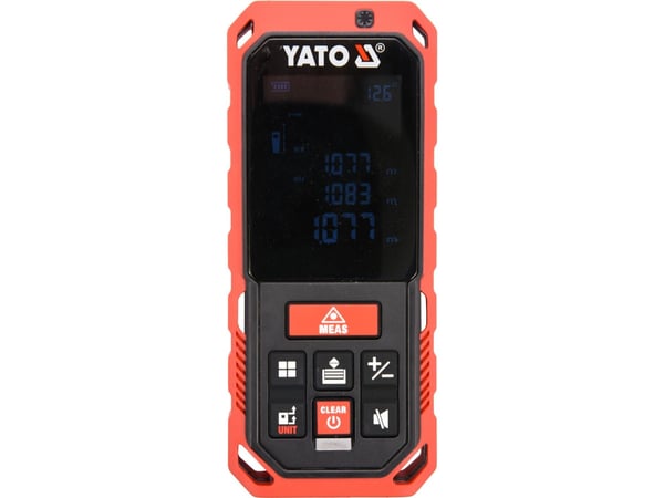 Yato YT-73126, Laseravstandsmåler, 40 m, Matrise Skriver, Inn, m, 0,2 m, 2 mm, 0 - 60 °C