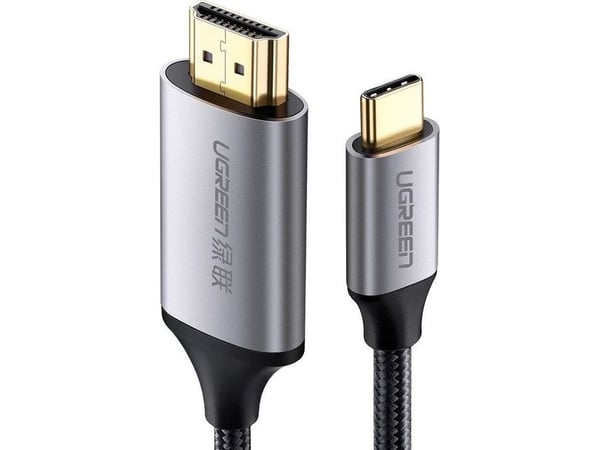 Ugreen 50570, 1,5 m, USB C, HDMI Type A (Standard), Hankjønn, Hankjønn, Rett