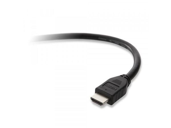 Belkin Standard - HDMI-kabel - HDMI hann til HDMI hann - 1.5 m - dobbeltisolert - svart - 4K-støtte