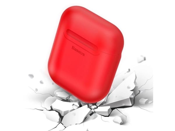 Baseus silikonfodral för AirPods - röd