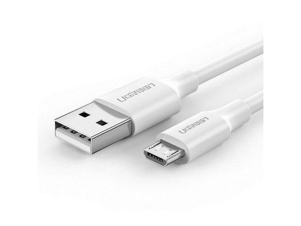 Kabel USB do Micro USB UGREEN QC 3.0 2.4A 1.5m (biały)