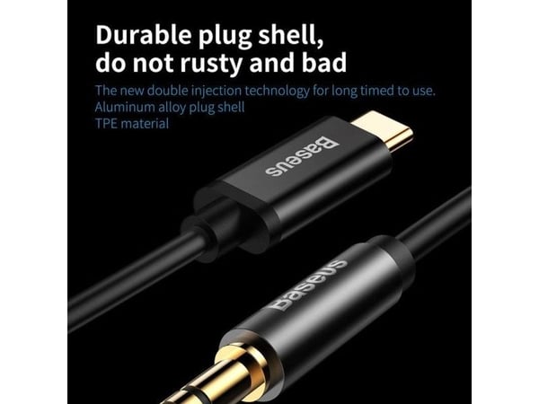 Baseus CAM01-01, 1,2 m, 3.5mm, USB C, Lajittelu