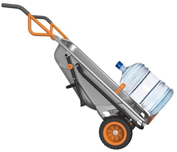 WORX WG050, Metall, Håndtruck, Sort, Oransje, Rustfritt stål, 140 kg, 2 hjul, 18 kg