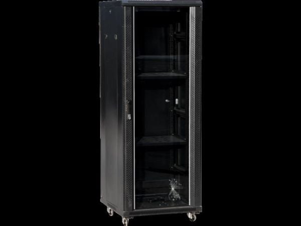 Alantec SS-36U-600-600-01-C, 36U, Frittstående hylle, 600 kg, 300 kg, Svart, Metall