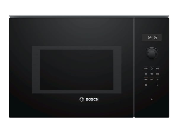 Bosch Serie 6 BFL554MB0, Kiinteä, Solo-mikroaaltouuni, 25 L, 900 W, Rotaatio, Kosketus, Musta