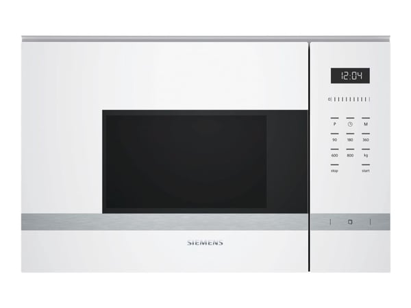 Siemens iQ500 BF525LMW0 - Mikrobølgeovn - innebygd - 20 liter - 800 W - hvit
