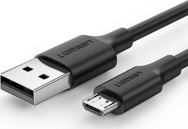 Ugreen 60134, 0,25 m, USB A, Micro-USB A, USB 2.0, 0,48 Gbit/s, Svart