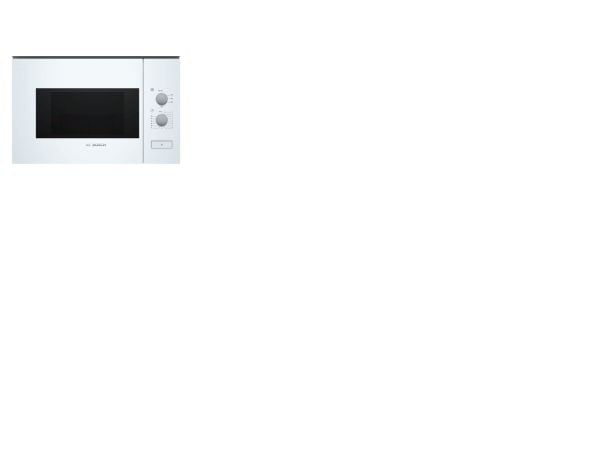 Bosch Serie | 4 BFL520MW0 - Mikrobølgeovn - innebygd - 20 liter - 800 W - hvit