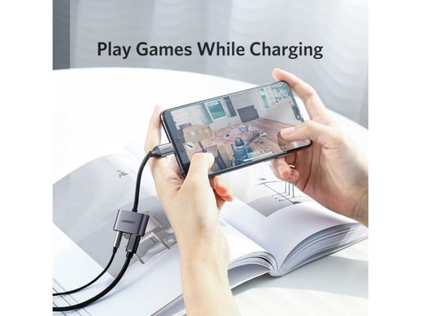 Ugreen 50596, USB 3.2 Gen 1 (3.1 Gen 1) Type-C, 3.5mm, USB 3.2 Gen 1 (3.1 Gen 1) Type-C, Lajittelu, Metallinen, Huawei P40 / P40 Pro / P30 Pro / P2...