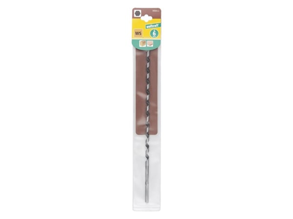 wolfcraft GmbH 7673010, Drill, Spiralborekrone, Høyrehåndsrotasjon, 1,6 cm, 400 mm, Kryssfiner, Mykt tre, Tre