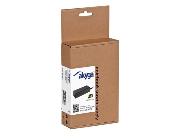 Akyga Dedicated Series AK-ND-52 - Strømadapter - AC 100-250 V - 120 watt - svart