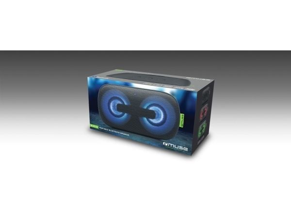 Muse M-370 DJ, 2.0 kanaler, 6 W, Ledning & Trådløs, 10 m, Micro-USB, Stereo bærbar høyttaler