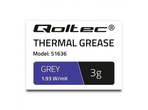 Qoltec 51636 - Termisk pasta - grå