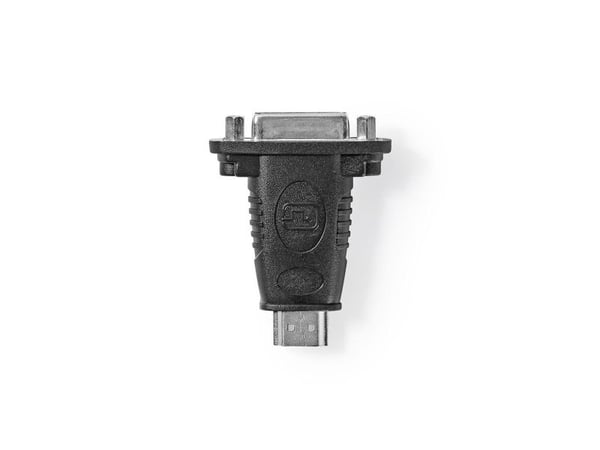 Nedis - HDMI-adapter - HDMI hann til DVI-D hunn - svart
