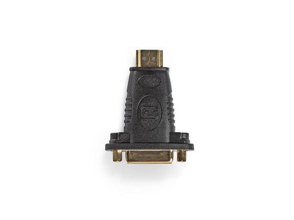 Nedis - HDMI-adapter - HDMI hann til DVI-D hunn - svart