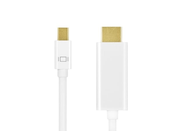 LogiLink CV0125, 5 m, Mini DisplayPort, HDMI Type A (Standard), Hanstik, suora
