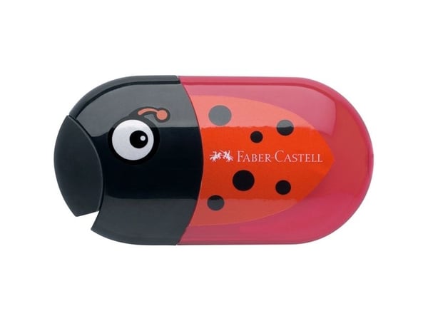 Faber-Castell 183526, Manuell pennvässare, Svart, Röd, 1 styck