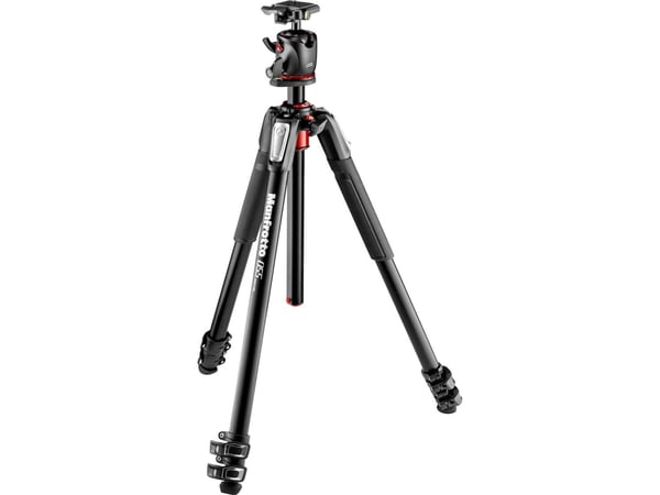 Manfrotto 055 Series MK055XPRO3-BHQ2 - Tripod - med Manfrotto MHXPRO-BHQ2