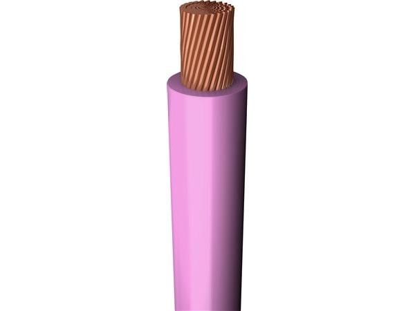 Prysmian installationskabel, halogenfri 1X0,75mm² H05Z-K rosa 300/500V, rulle 200 m