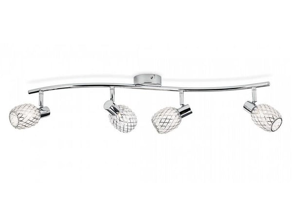 Philips Essentials Spot, Overflateegnet, G9, 4 ampuller, 220-240 V, Kromfarget