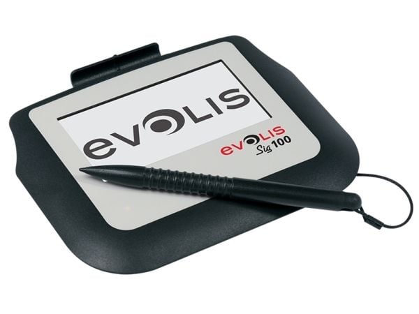 Evolis Signature 100 - Signaturterminal m/ LCD display - 4.7 x 9.5 cm - kablet - USB