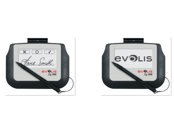 Evolis Signature 100 - Signaturterminal m/ LCD display - 4.7 x 9.5 cm - kablet - USB