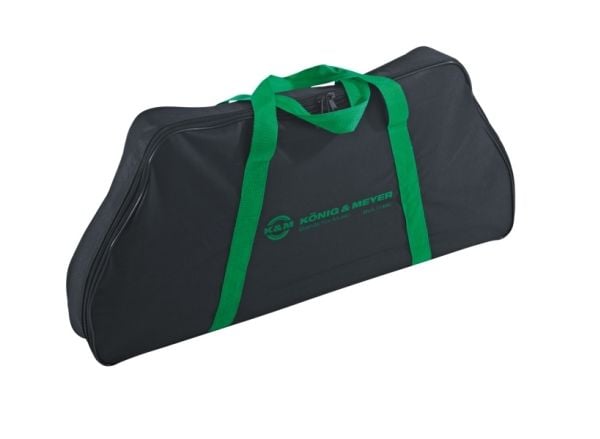 König & Meyer 11460-000-00, Etui, Svart, Grønn, Nylon, Glidelås, 820 mm, 100 mm
