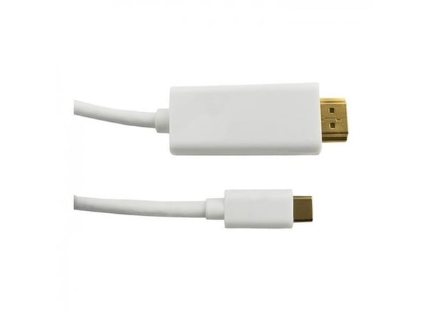 Qoltec 50414, 1 m, HDMI-tyyppi A (vakio), USB Type-C, Uros, Uros, Suora