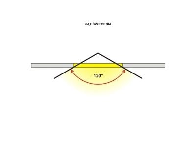 ART L4101610, 50 W, 3500 lm, Hvit