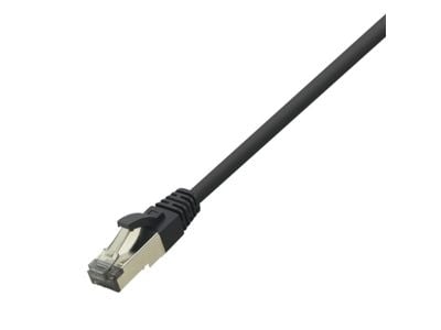 LogiLink - Koblingskabel - RJ-45 (hann) til RJ-45 (hann) - 15 m - SFTP, PiMF - CAT 8.1 - halogenfri, formstøpt, rund, uten hindringer - svart